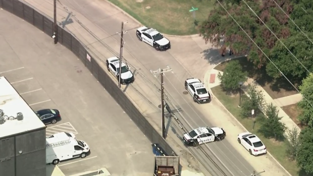 Dallas Police officer struck 