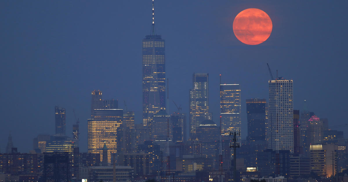 July's full Buck moon rises this week â€” and it may appear red in the night sky - CBS News