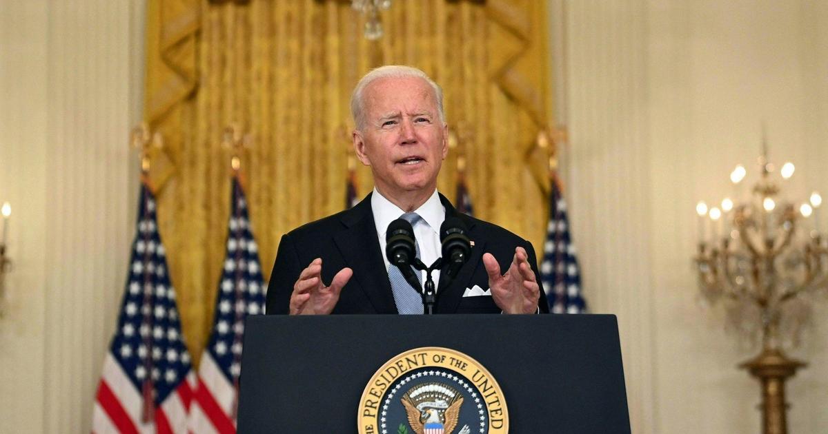 Biden says "buck stops with me" and defends Afghanistan withdrawal
