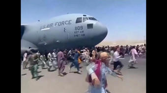 Air base holding Afghan evacuees filled to capacity 