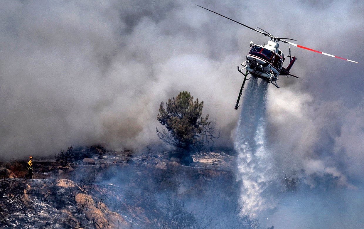 Progress Made On Chaparral Fire, All Evacuation Orders Lifted CBS Los