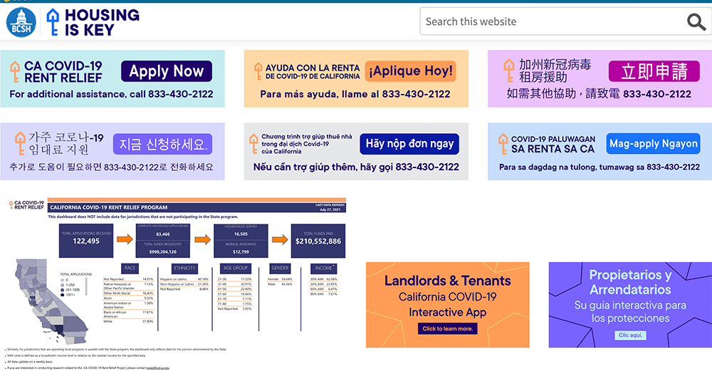 'Housing Is Key' Assistance Site Launched For Los Angeles Renters