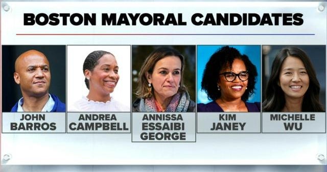 Voters Head To Polls In Boston S Mayoral Primary Cbs News<script async src=