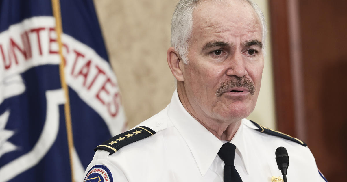 "We're not taking any chances," U.S. Capitol Police chief says ahead of "Justice for J6" rally