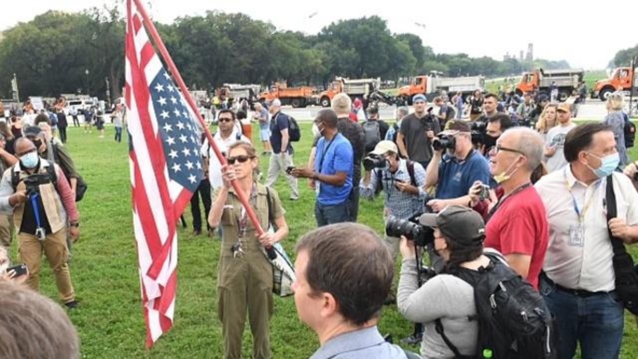 Justice For J6 Rally Draws Smaller Than Expected Crowds At U S Capitol Cbs News