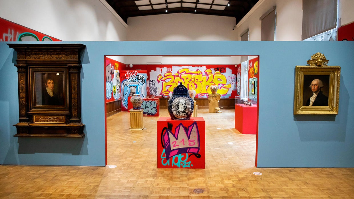 Ceramic artist Roberto Lugo's spin on teapots CBS News