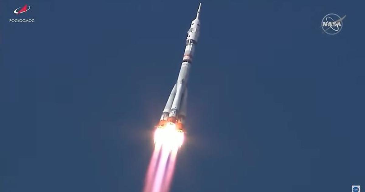 Russian actress, cameraman rocket into orbit for first movie shoot in space