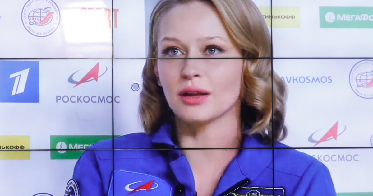 Russian film crew shot 30 hours of material on their 12-day trip to the space station