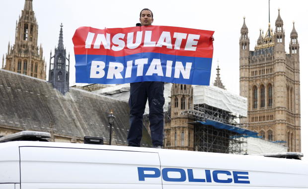 Insulate Britain activists prostest in London 