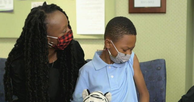 Kids nationwide roll up sleeves for COVID vaccine