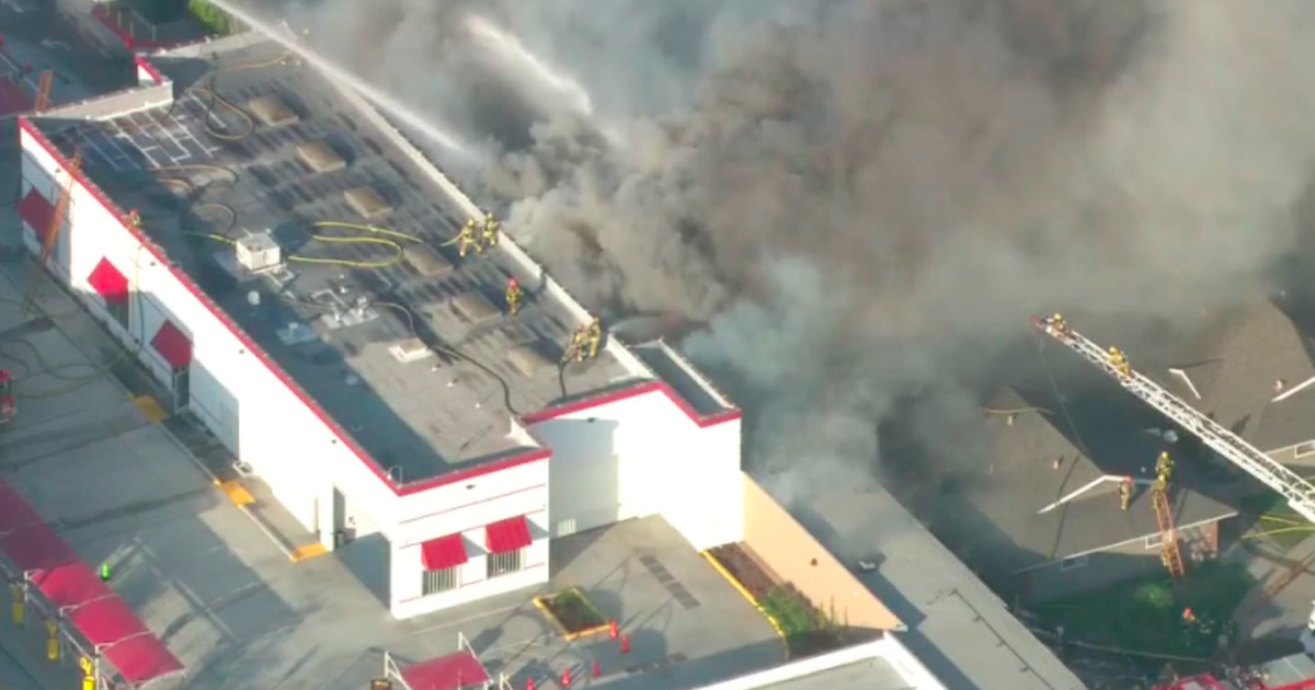 Breaking Fire Ablaze At Storage Facility In Bellflower CBS Los Angeles