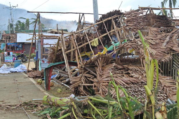 Typhoon Rai aftermath in the Philippines 