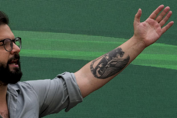 Chile New President´s Tattoo 
