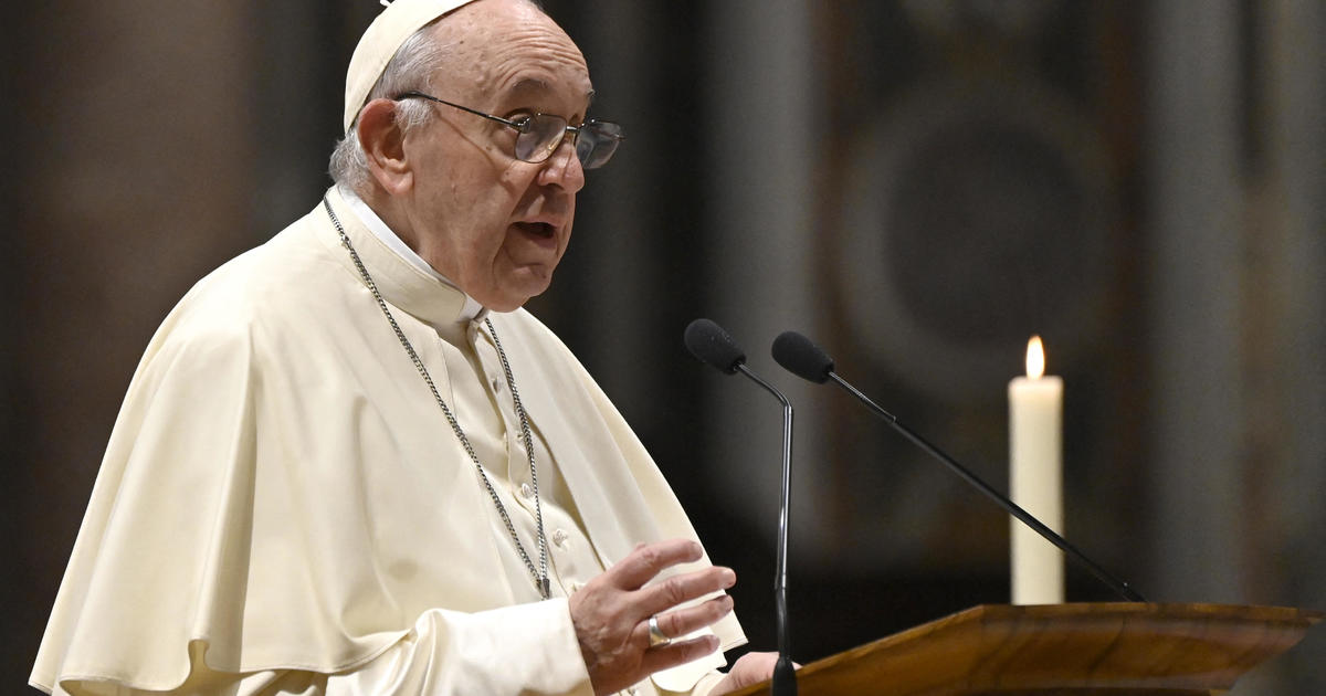 Pope Francis criticizes people who choose to have pets instead of children – CBS News