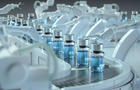 Covid-19 vaccine production line. 
