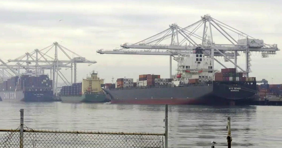 China's COVID port shutdown slows traffic at Port Of Oakland