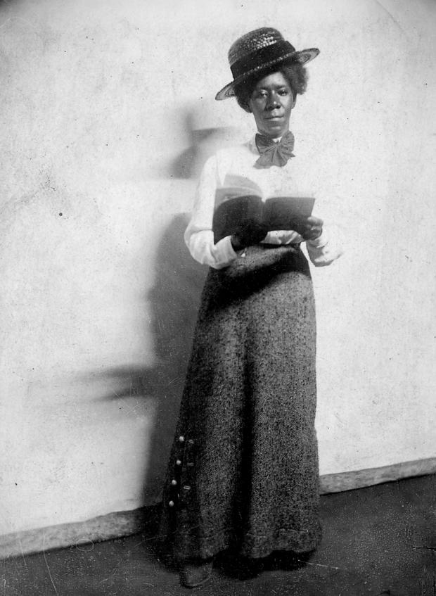 Postcard of African American Woman 