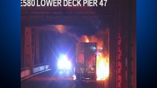 Richmond-San Rafael Bridge Fatal Crash / Fire 
