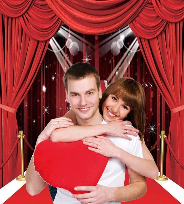 Hollywood red carpet photo backdrop 
