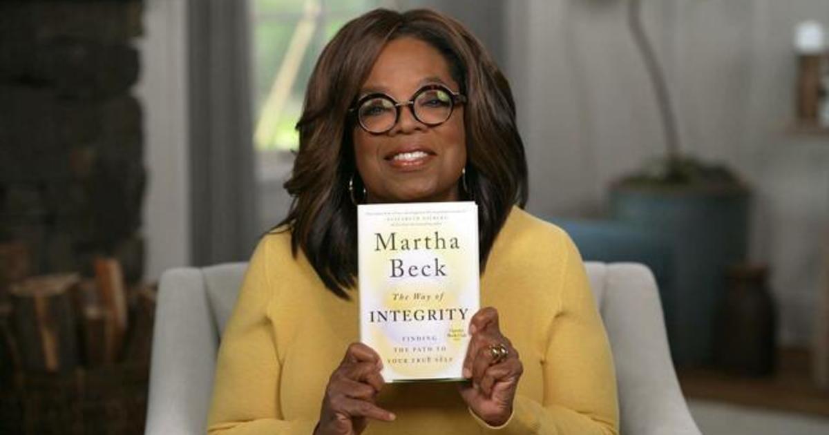 Oprah picks "The Way of Integrity" by Martha Beck as her latest book club selection