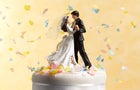 Dancing wedding cake figurines 