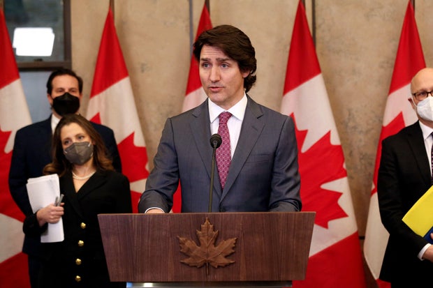 Justin Trudeau invokes emergency powers to quell protests