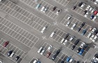 High Angle View Of Cars At Parking Lot 