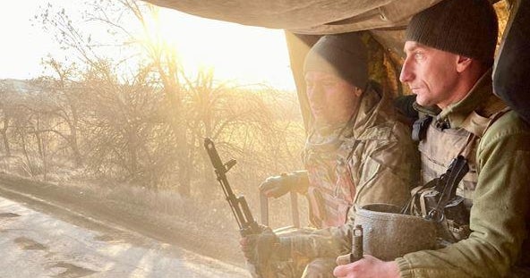 Troops on the front line of Ukraine's battle with Russian-backed rebels wonder if it's about to get much worse