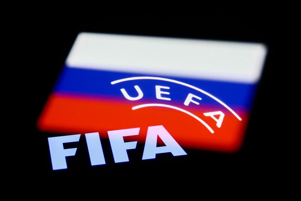 FIFA, UEFA And Russia Photo Illustrations 
