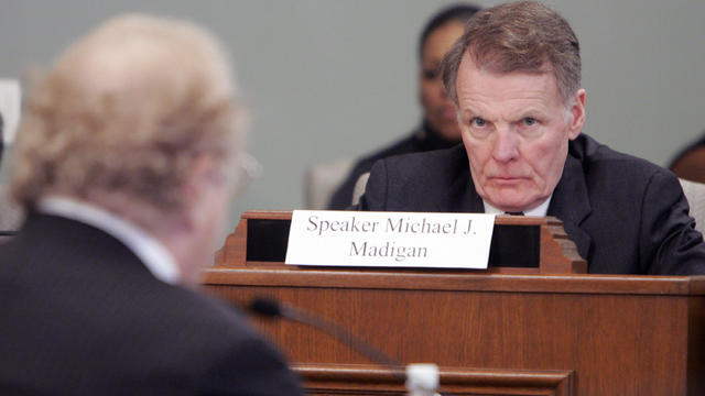 Illinois House Speaker Michael Madigan questions Edward Gens 
