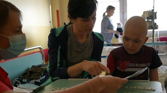 Hospitals and doctors all over Europe work to get young patients out of Ukraine 