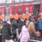 Ukrainian refugees flee war at home