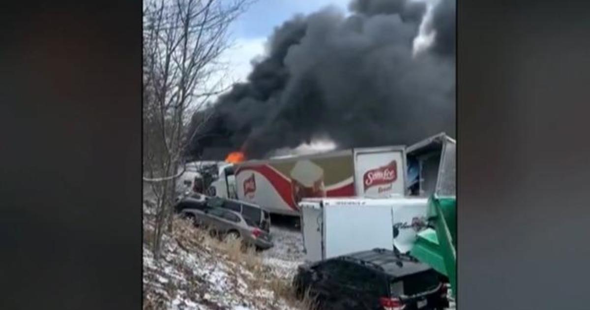 Fiery pileup kills at least 3 in Pennsylvania