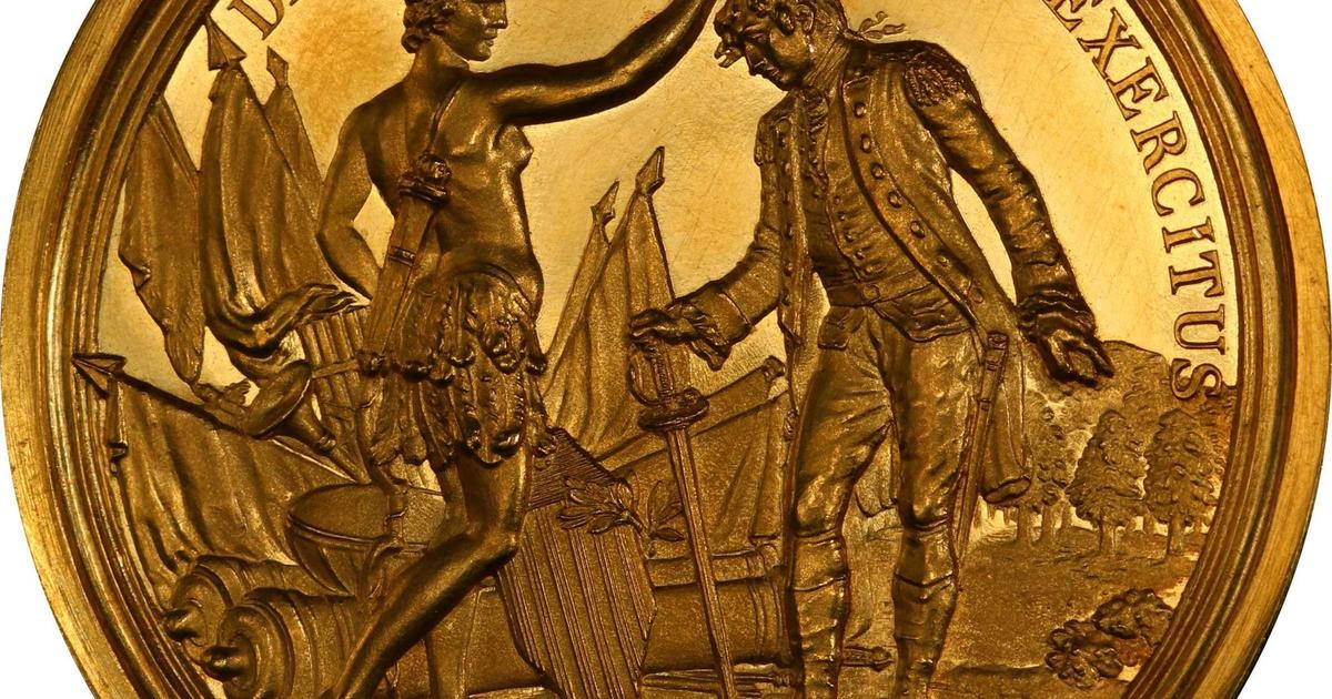 1839 gold medal of Revolutionary War general called the “most shocking and important discovery” in years