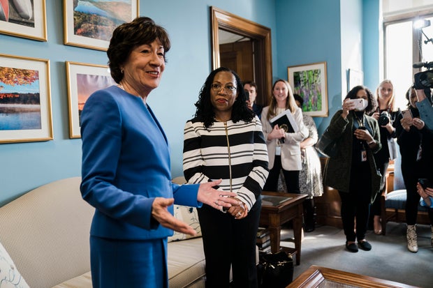 Supreme Court Nominee Ketanji Brown Jackson Meets Senators Ahead Of Confirmation Hearing 