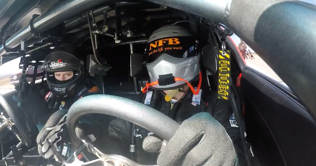 Blind drag racer has a lesson about following your dreams: "You can make excuses or you can make it happen" - Vimarsana News