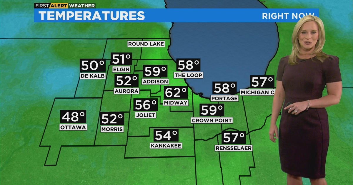 Chicago First Alert Weather: Mild temperatures Monday - CBS Chicago