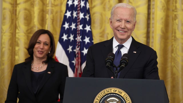 U.S. President Biden signs the Infrastructure Investment and Jobs Act at the White House in Washington 
