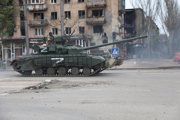 Humanitarian center in Mariupol 