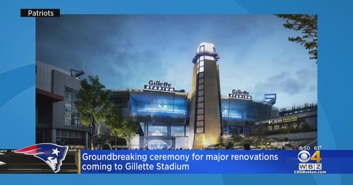 Groundbreaking ceremony held for major Gillette Stadium renovations