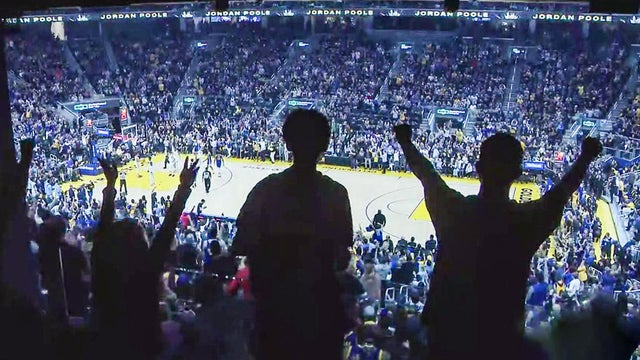 Warriors Fans at Chase Center