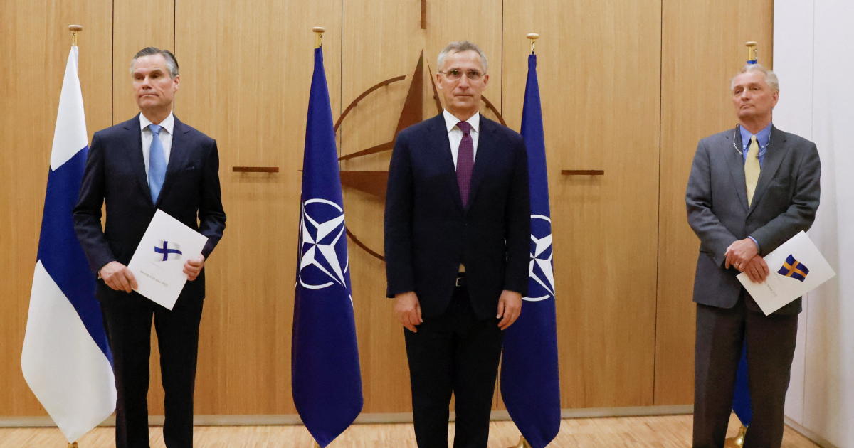 Finland and Sweden officially apply to join NATO despite Russia's warnings