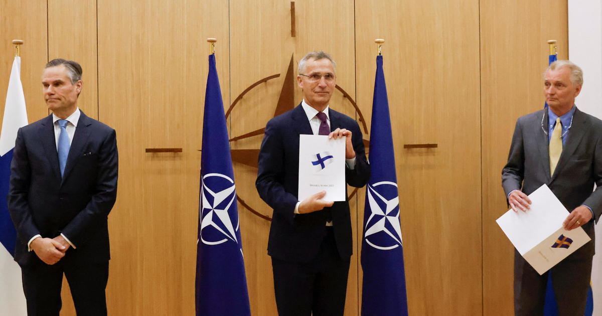 Finland and Sweden officially apply to join NATO