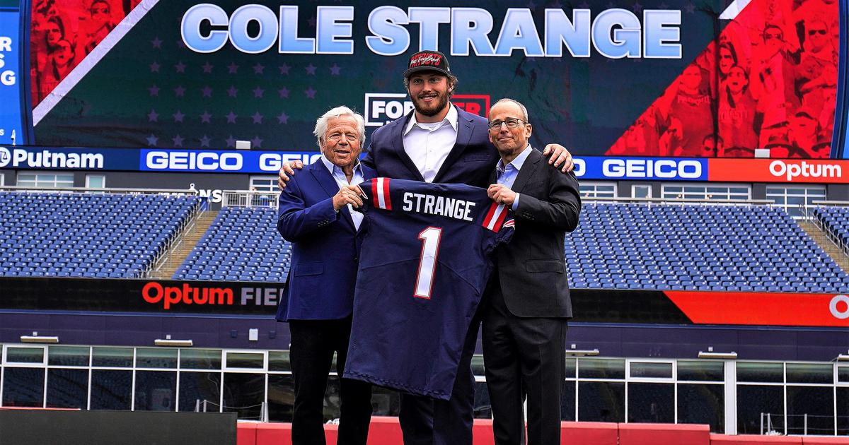 Cole Strange thought he was being pranked when getting draft day phone call from Patriots