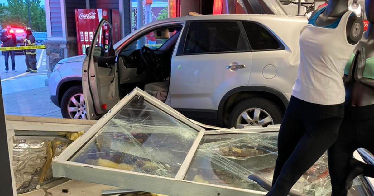 SUV crashes into Nike Store at Wrentham Outlets
