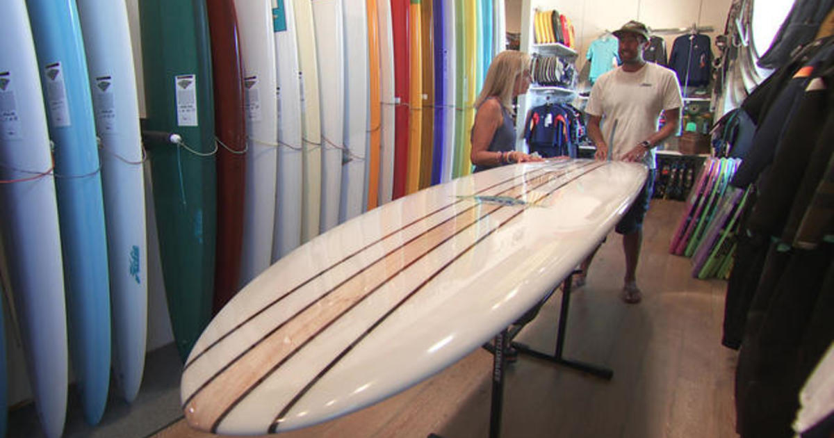 The history of surfboards – CBS News