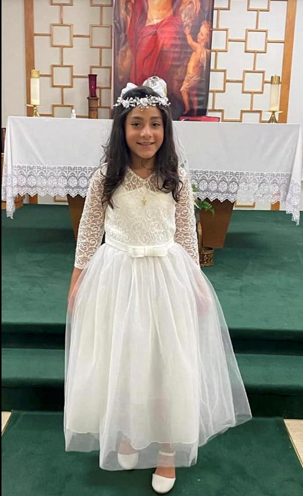 Jackie Cazares, one of the victims of the mass shooting Robb Elementary School in Uvalde, is seen in this undated photo obtained from social media 
