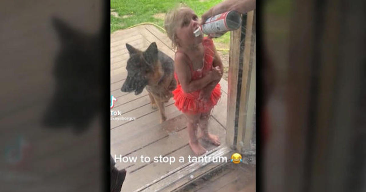 Minnesota dad consoles crying toddler with whipped cream thumbnail