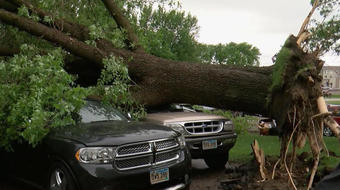 Possible tornado destroys half of Minnesota city 