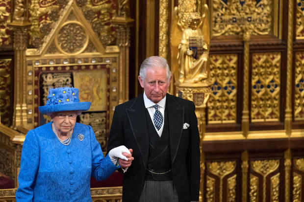 Royals enter the room in a specific order
